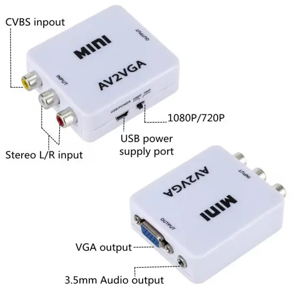 A-AV-VGA-Mini ** Gembird input AV to VGA (906) (560)