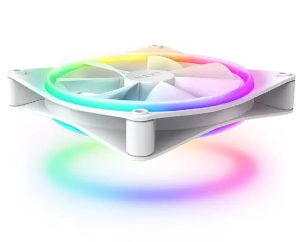 NZXT F140 RGB Duo Twin Pack 140mm ventilator beli (RF-D14DF-W1) 