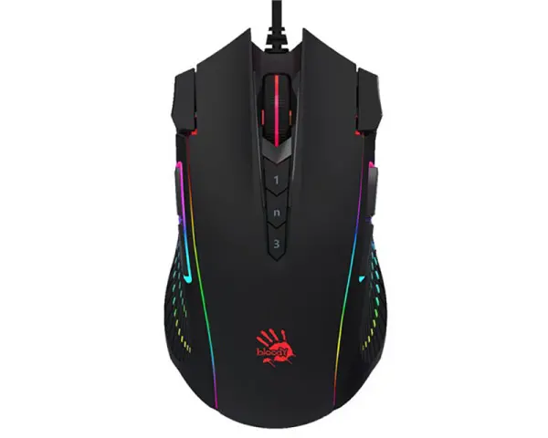 A4 TECH J90S Bloody Gaming USB Stone Black miš crni 