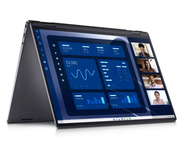 DELL Latitude 9450 14 inch QHD+ 500nits Touch Core Ultra 7 165U 32GB 1TB SSD Intel Arc Backlit FP Win11Pro 3yr ProSupport laptop 