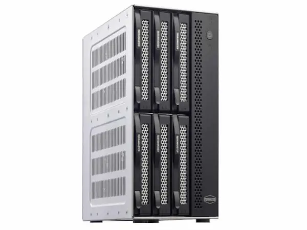 NAS TerraMaster 6 bay Intel Celeron N5095 4C up to 2.9 Ghz4GB DDR4120W2x RJ-45 2.5GbE LAN' ( 'T6-423' ) 