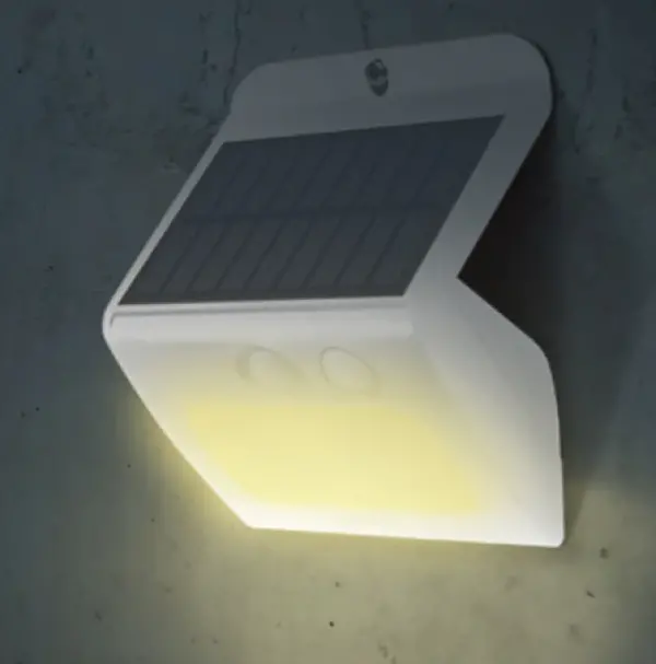 M701096 3W LED lampa spoljna solarna sa IR senzorom IP65 6500K bela sa prekidačem