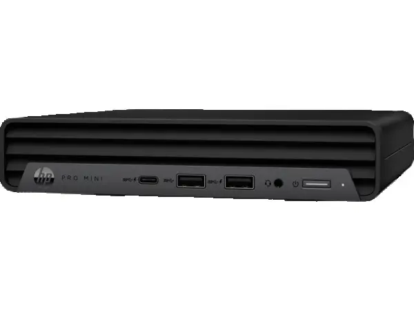 HP Pro Mini 400 G9, Intel Core i3-12100T, 8GB DDR4-3200 RAM, 256GB PCIe NVMe SSD, Intel UHD Graphics 730, 2 USB-A 3.2, 1 USB-C 3.2, 1 RJ-45