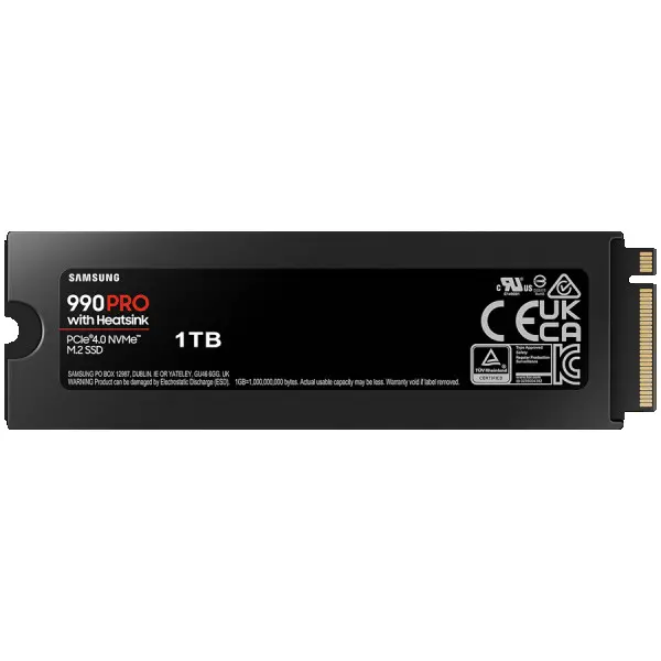 Samsung SSD 990 PRO Series 1TB M.2 PCIe, r7450MBs, w6900MBs, s chladi?om ( MZ-V9P1T0GW ) 
