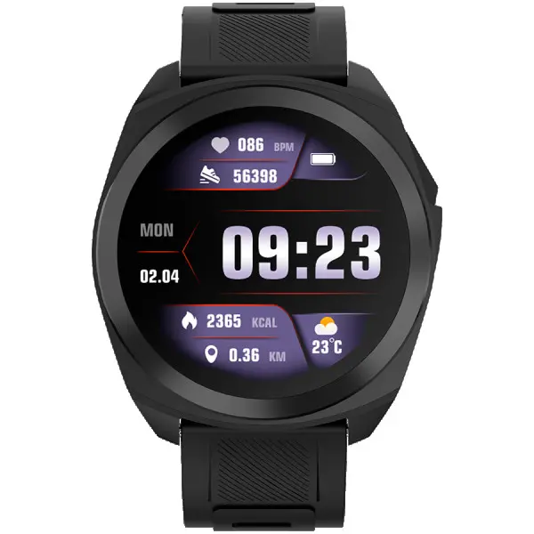 CANYON Maverick SW-83,Smart Watch, Realtek 8762DT, IPS1.32 360x360, ARM Cortex-M4F,RAM192KBROM128MB, 400mAh 3.8v,GPS,128 Sport modes,IP68,S