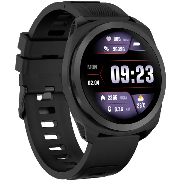 CANYON Maverick SW-83,Smart Watch, Realtek 8762DT, IPS1.32 360x360, ARM Cortex-M4F,RAM192KBROM128MB, 400mAh 3.8v,GPS,128 Sport modes,IP68,S