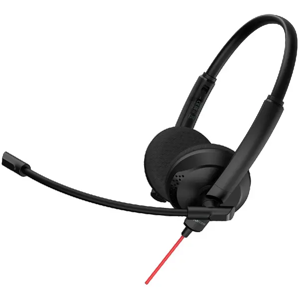 CANYON HS-07, Super light weight conference headset 3.5mm stereo plug,with PVC cable 1.6m, extra USB sound card with PVC cable 1.2m, ABS he