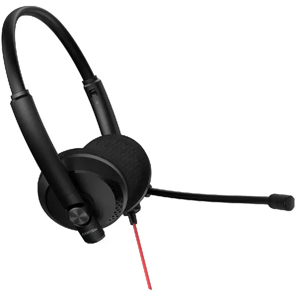 CANYON HS-07, Super light weight conference headset 3.5mm stereo plug,with PVC cable 1.6m, extra USB sound card with PVC cable 1.2m, ABS he