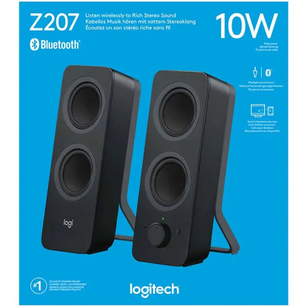 LOGITECH Z207 Bluetooth zvučnik crni