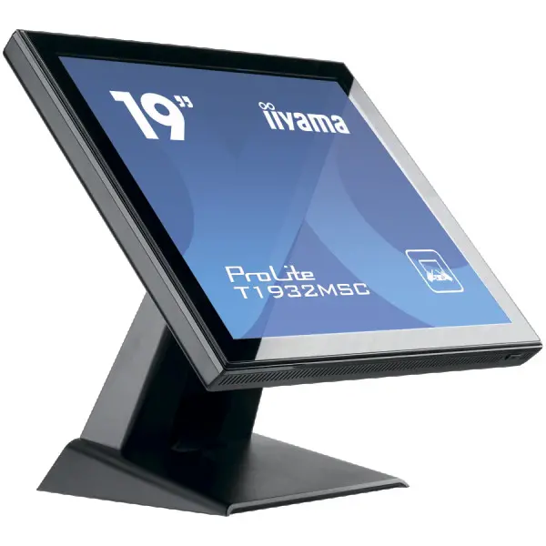 IIYAMA Monitor LED T1932MSC-B1S 19 10pt IPS TOUCH 1280 x 1024  14ms 250 cdm˛ projective capacitive IP54 VGA HDMI DP ( T1932MSC-B1S ) 