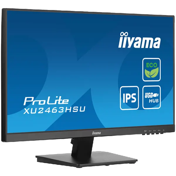 iyama ProLite XU2463HSU-B1 - LED monitor24'' (23.8'' viewable) 1920 x 1080 Full HD (1080p) @ 100 Hz IPS 250 cdm˛ 1300:1 3 ms HDMI DisplayPort