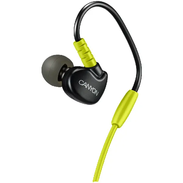 Bluetooth Sport Earphones with Microphone Lime CNS-SBTHS1L