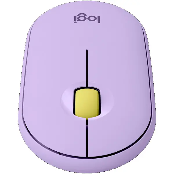 Logitech Pebble M350 Wireless Mouse -  Lavander Lemonade