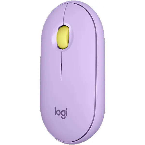 Logitech Pebble M350 Wireless Mouse -  Lavander Lemonade