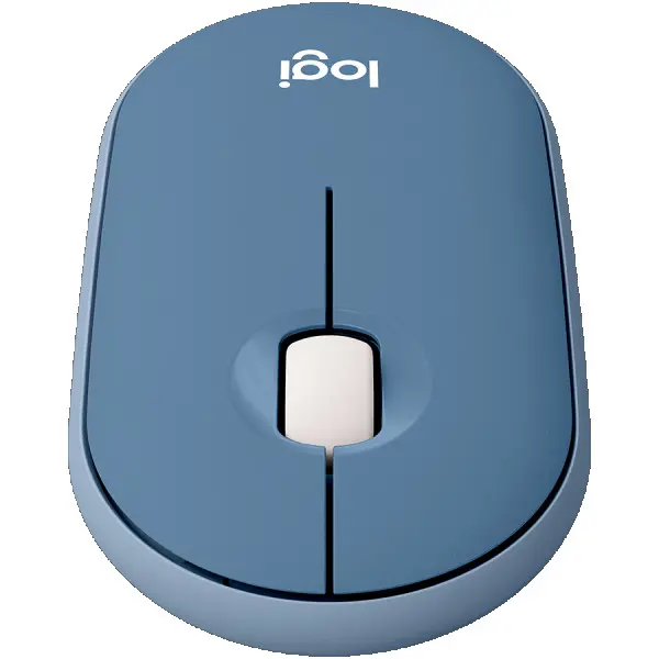 Logitech Pebble M350 Wireless Mouse -  Blueberry