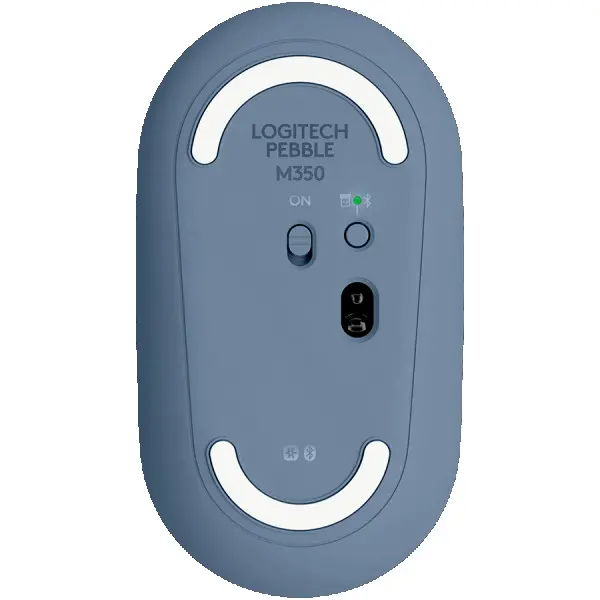 Logitech Pebble M350 Wireless Mouse -  Blueberry