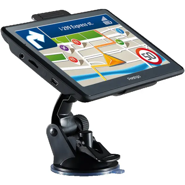 Prestigio GeoVision 7060, 7'' (800*480) TN display, WinCE 6.0, 800MHz Mstar MSB2531 Cortex A7, 128MB DDR, 8GB Flash, 1500mAh battery, colorb