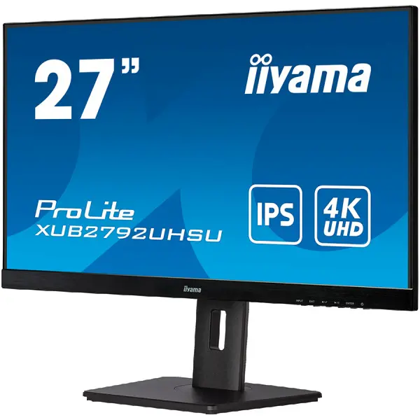 IIYAMA Monitor 24'' VA-panel, 1920x1080, 250cdm˛, 4ms, HDMI, DisplayPort, USB-HUB, Speakers (23,8''VIS) ( X2483HSU-B5 ) 