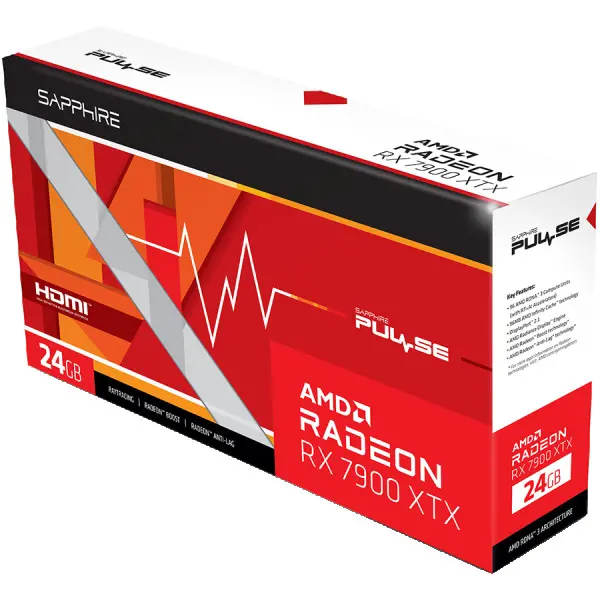 SVGA Sapphire Radeon RX 7900 XT Pulse GAMING OC 20GB GDDR6,  11323-02-20G
