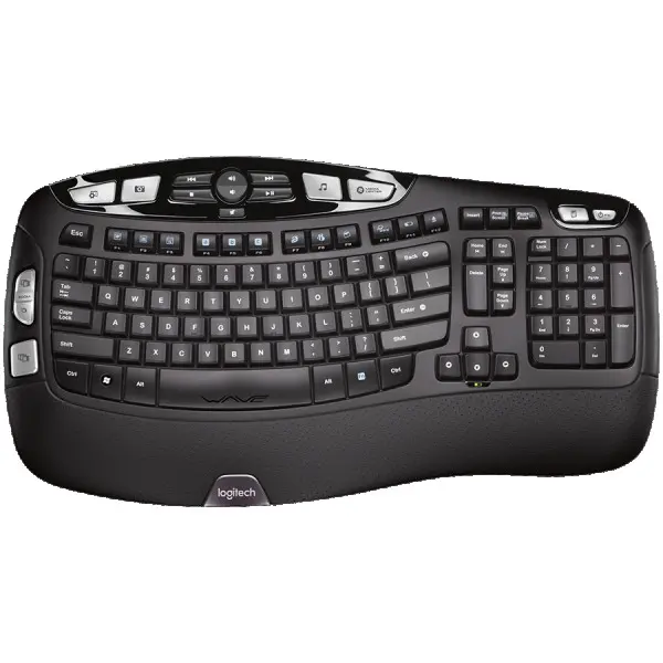 LOGITECH Wave Bluetooth ergonomic keyboard - GRAPHITE - US INTL ( 920-012304 ) 