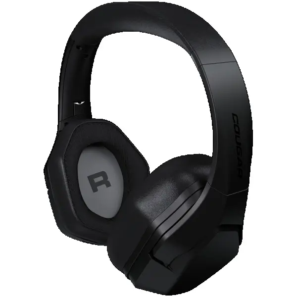 Cougar I SPETTRO I Headset I Wireless + Wired  Bluetooth + 3.5mm  40mm Hi-Res Titanium Drivers  Active Noise Cancellation  Black ( CGR-SPET