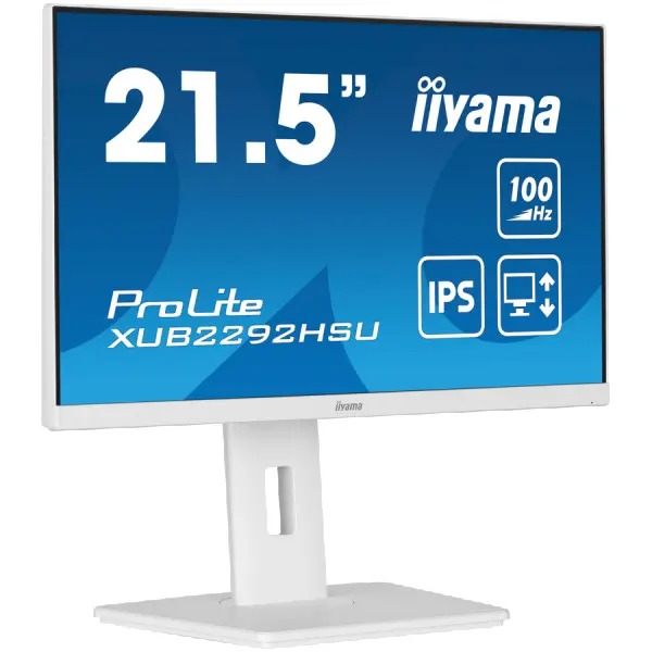 21,5'' WHITE ETE IPS-panel, 1920x1080@100Hz, 15cm Height Adj. Stand, 250cdm˛, Speakers, HDMI, DisplayPort, 0,4ms MPRT, FreeSync, USB 4x 3.2 