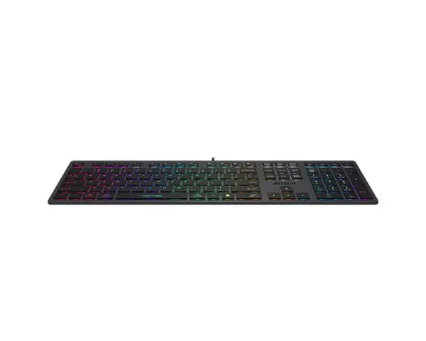 A4 TECH FX60 Scissor Switch Neon Backlit USB US siva tastatura 