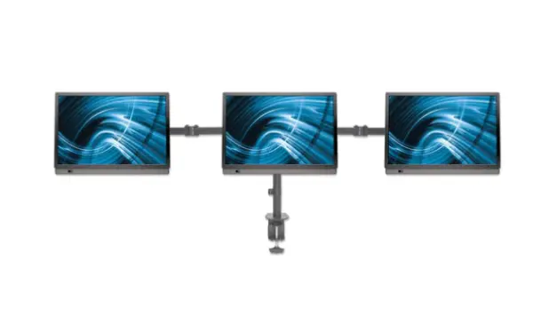 Stoni nosač za 3 monitora Manhattan 461658 13''-27''