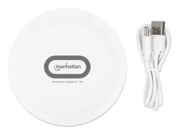 Bežični punjač Manhattan 406024 5-12W Beli