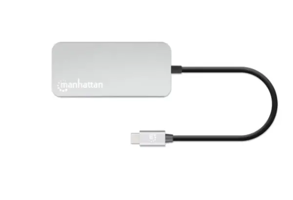 Docking station Manhattan 130615 8in1 USB-C - HDMI3xUSBCRLANPD 100W
