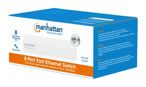 LAN switch Manhattan 560689 10100 8port