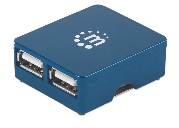 USB HUB 4port Manhattan 160605 2.0480MbpsPlavi