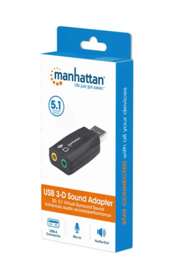 USB zvučna kartica Manhattan 150859 USB-AM - 2x3.5mm