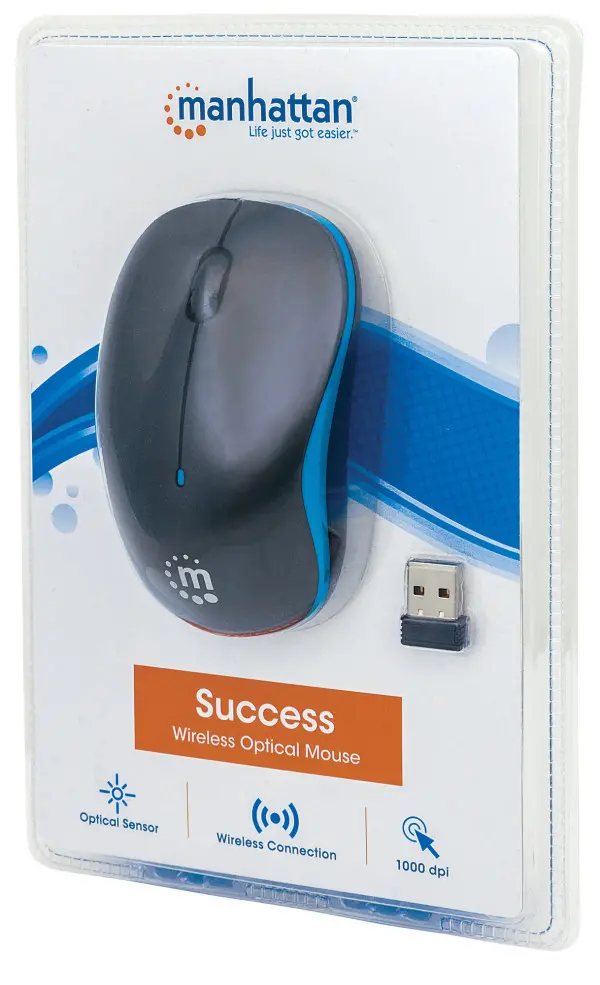 Miš Wireless Manhattan Success 179416, BlackBlue