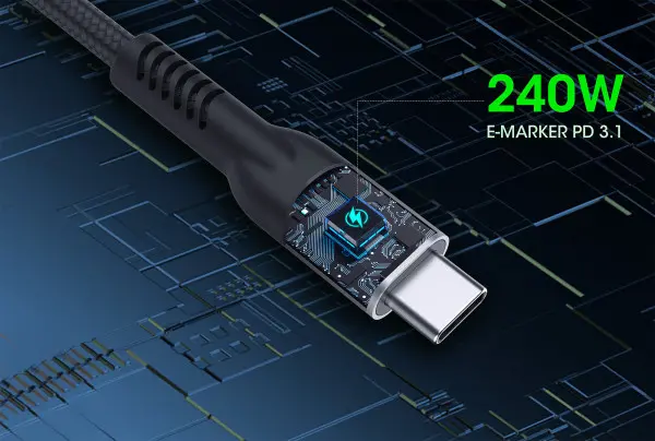 Kabl Manhattan 356374 USB-C MM 3.18K60HzThunderbolt 440GbpsPD1m