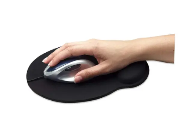 Podloga za miša Manhattan Wrist-Rest 434362, black