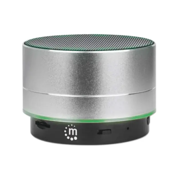 Bluetooth zvučnik Manhattan 165327 LED, 3W metalic