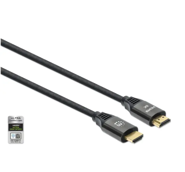 Kabl Manhattan 355940 HDMI MM 8K60Hz48Gbps2m