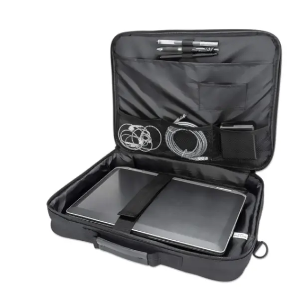 Torba za laptop 15.6'' Manhattan Cambridge Clamshell 439947, black