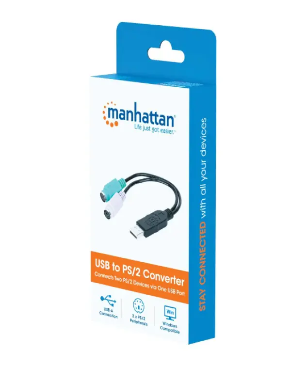 USB adapter Manhattan 179027 USB 2.0 - 2x PS2