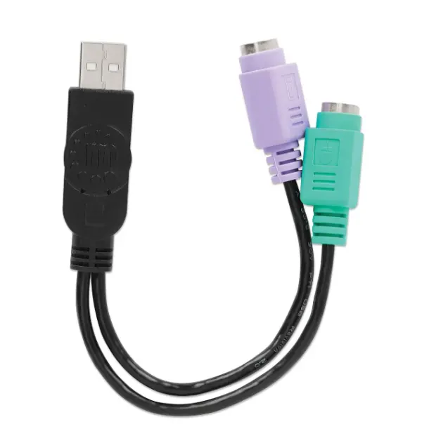 USB adapter Manhattan 179027 USB 2.0 - 2x PS2