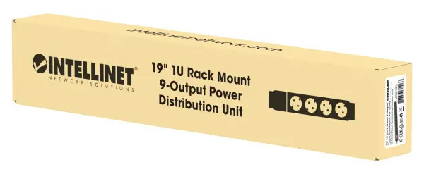 PDU kabl Intellinet 715133 19''1U sa 9 utilnicaprekidač2m