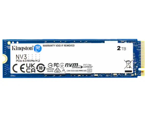 KINGSTON 2TB M.2 2280 NVMe SNV3S2000G series NV3 SSD 