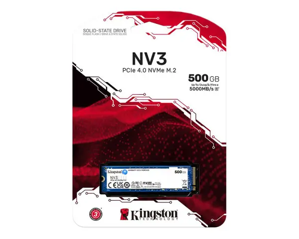 KINGSTON 500GB M.2 2280 NVMe SNV3S500G series NV3 SSD 
