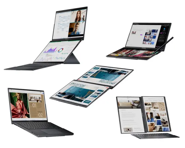 ASUS Zenbook 14 DUO OLED  UX8406MA-QL056W (14 inča FHD, Ultra 7 155H, 16GB, SSD 1TB, Win11 Home) laptop 