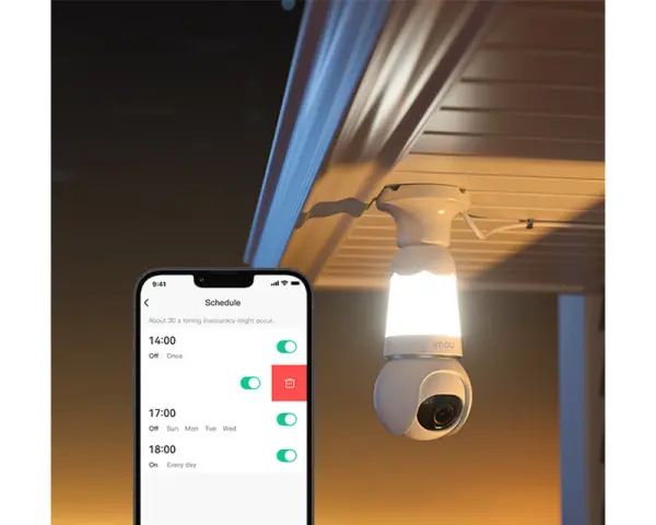 IMOU IPC-S6DP-5M0WEB Bulb Cam 5MP H.265 Wi-Fi Pan & Tilt kamera 