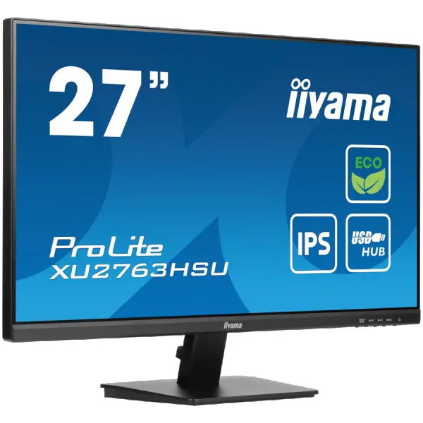 27'' ETE IPS-panel Green Choice, EyeComfort  EyeSafe 2.0, 1920x1080@100Hz, 250cdm˛, Speakers, HDMI, DisplayPort, 3ms GTG, FreeSync, USB 2x 3