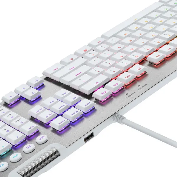 Logitech G815 LIGHTSPEED RGB Mechanical Gaming Kbd - GL Tactile, White US