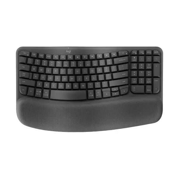 Logitech Wave Keys wireless ergonomic keyboard - GRAPHITE - US