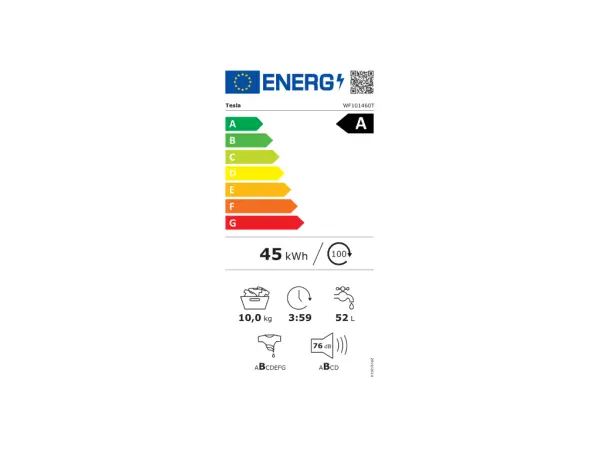 Veš mašina TESLA WF101460T inverter10kg1400 obrtajaA85x59,5x62,5cmbela' ( 'WF101460T' ) 